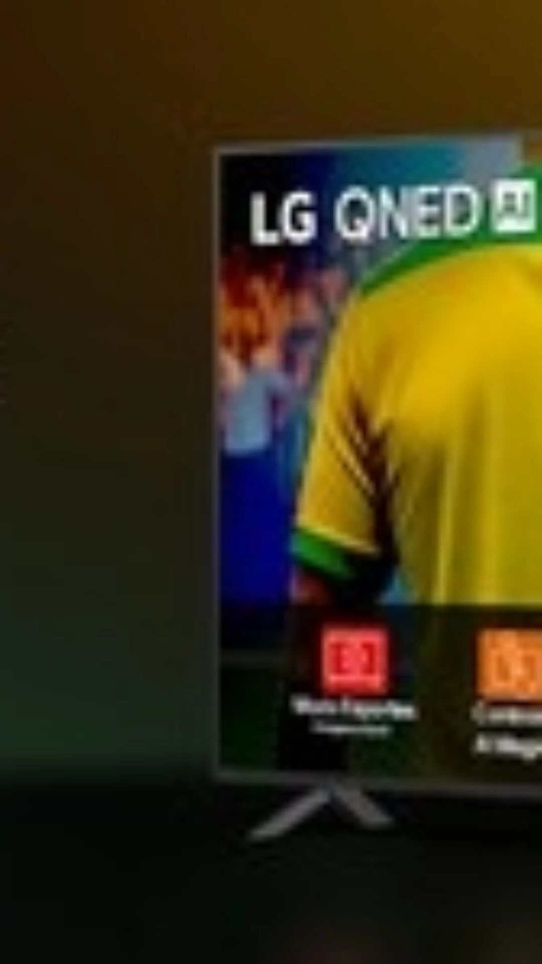 LG convoca a torcida para viver o futebol em 2026 com a nova QNED73