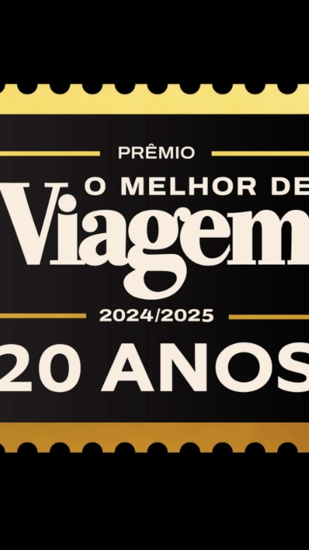 Prêmio Viagem e Turismo 2024/2025: vencedores serão anunciados dia 13