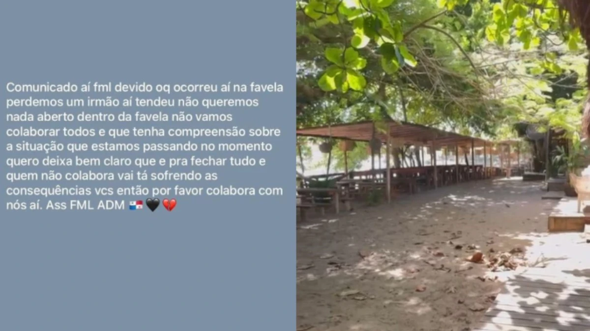 Facção impõe toque de recolher a comerciantes em Caraíva (BA)