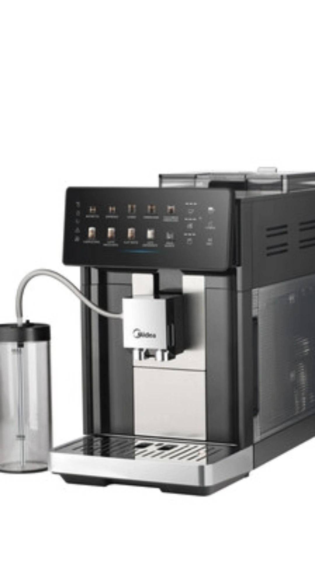 Midea amplia portfolio premium e lança cafeteira automática com moedor integrado e oito bebidas