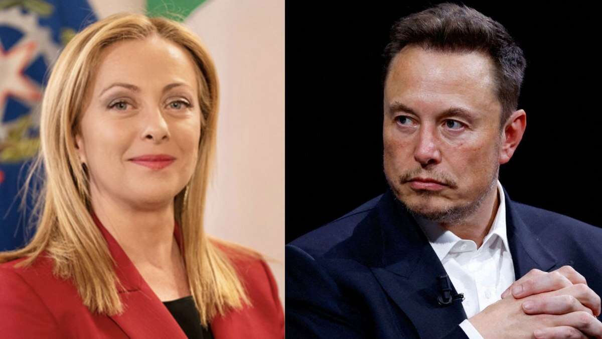 Musk troca elogios com primeira-ministra da Itália em premiação, mas nega affair