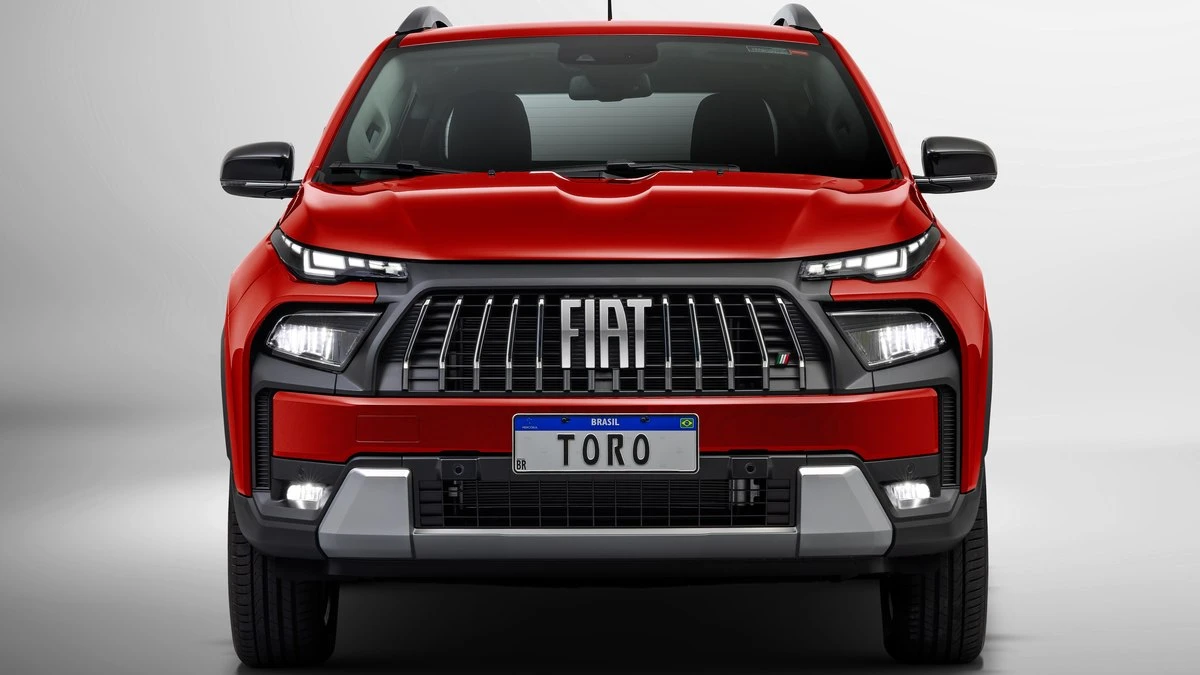 Fiat Toro 2026 tem novo visual dianteiro  e freio eletrônico