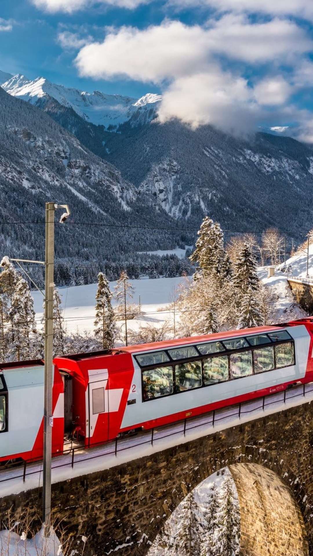 Glacier Express: como é viajar no luxuoso “trem lento” dos Alpes Suíços