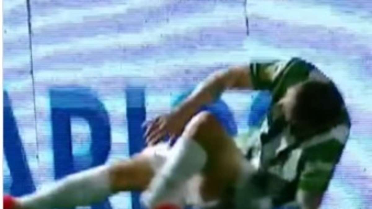 Imagem chocante: vídeo mostra lesão gravíssima sofrida por jogador de clube argentino