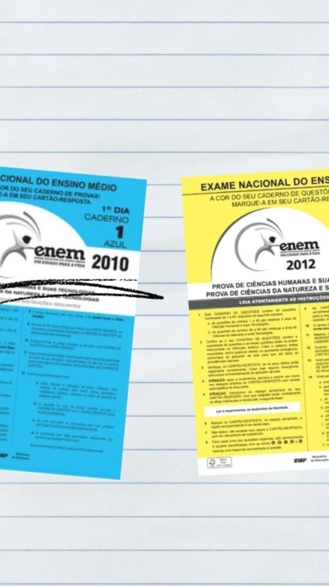 As duas questões do Enem 2024 que mostram que vale a pena estudar com edições antigas