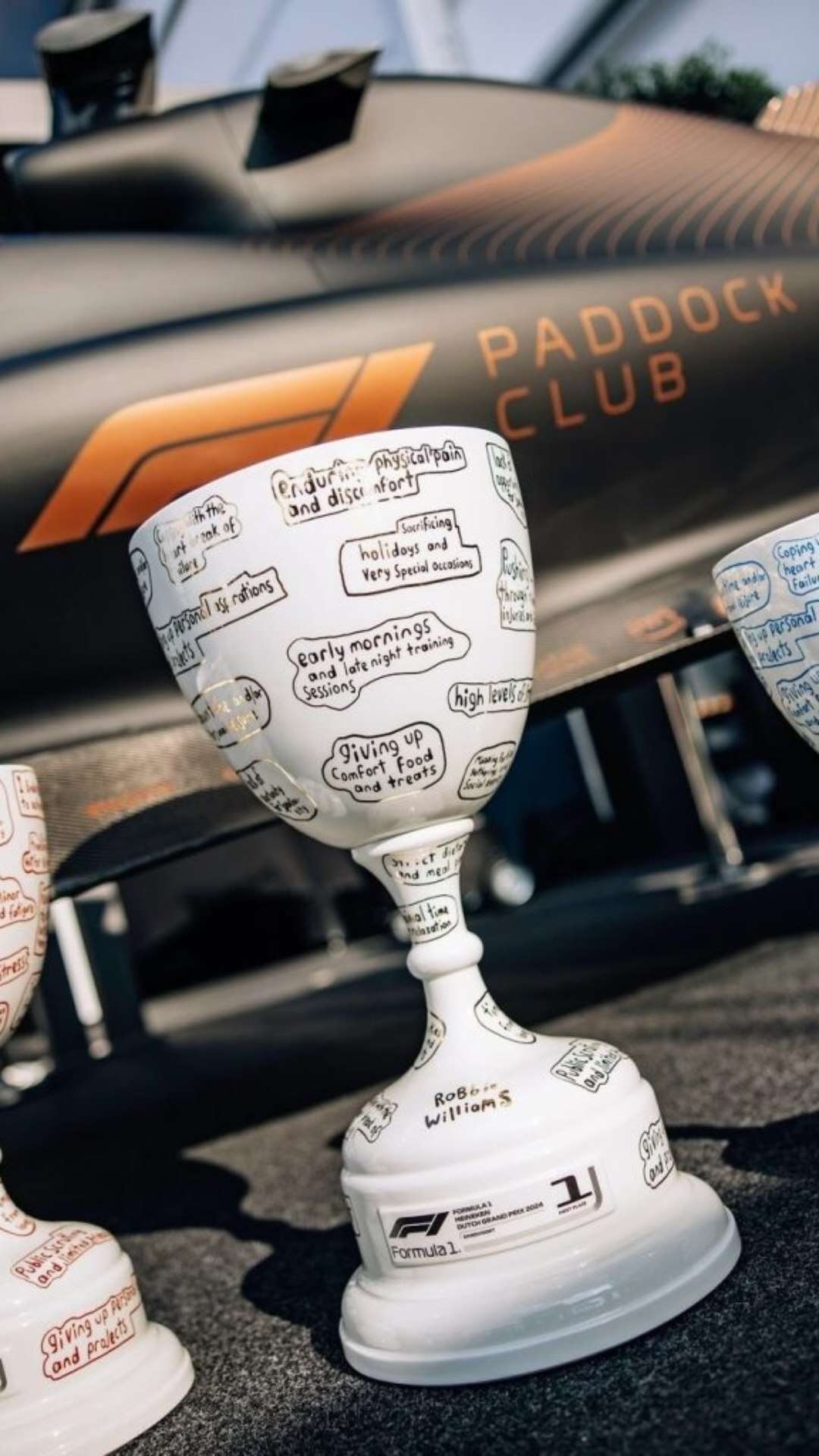 F1: Troféu do GP da Holanda traz temática especial sobre saúde mental