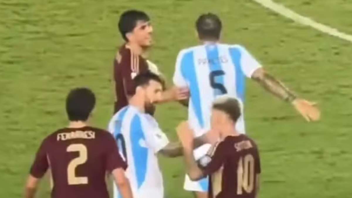 Messi e Soteldo batem boca e quase se agridem durante partida; veja o vídeo