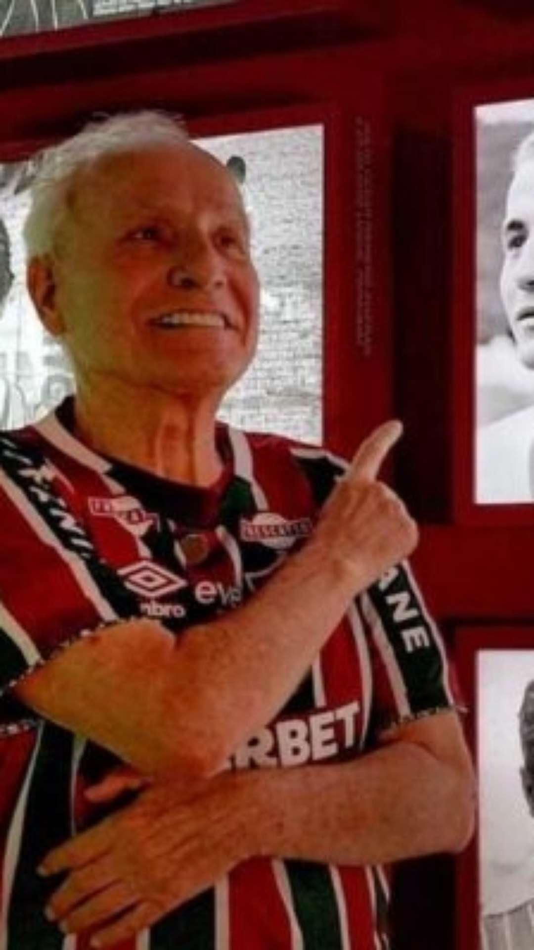 Campeão brasileiro em 1970, Samarone visita Museu do Fluminense: ‘Radiante e emocionado’