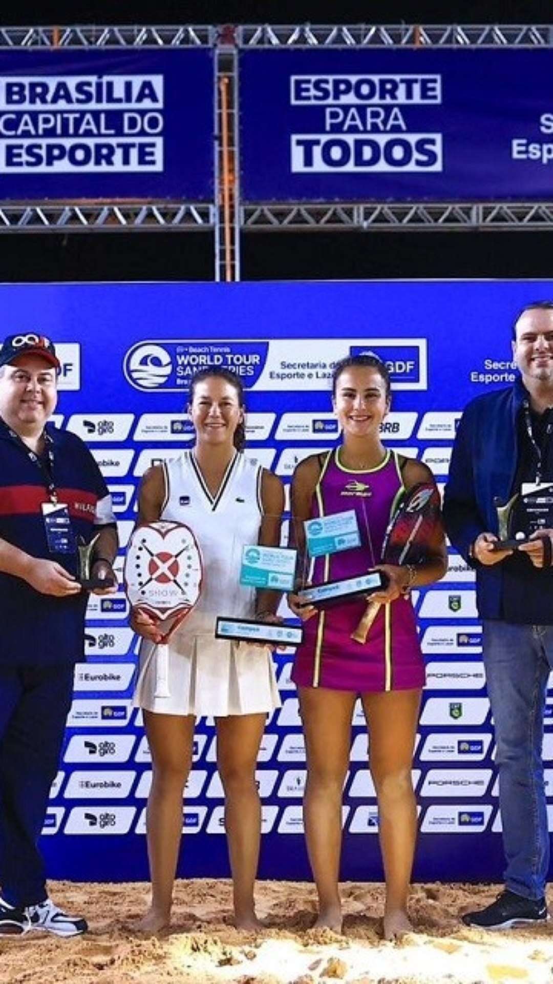 Beach tennis: Brasília tem finais emocionantes em um dos principais torneios do mundo