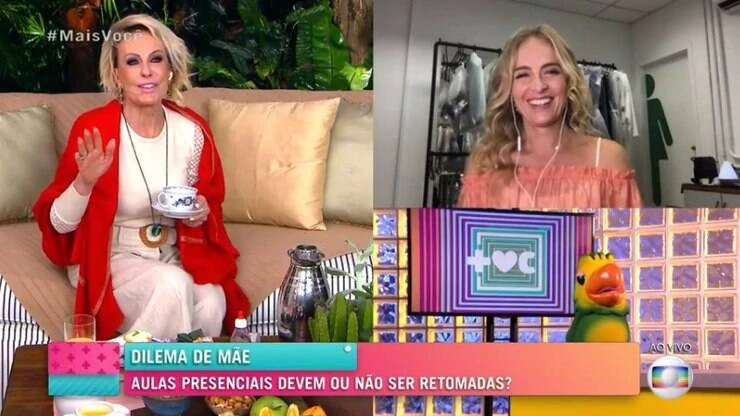 Angélica diz que mentiu para filha na quarentena sobre tarefas: 