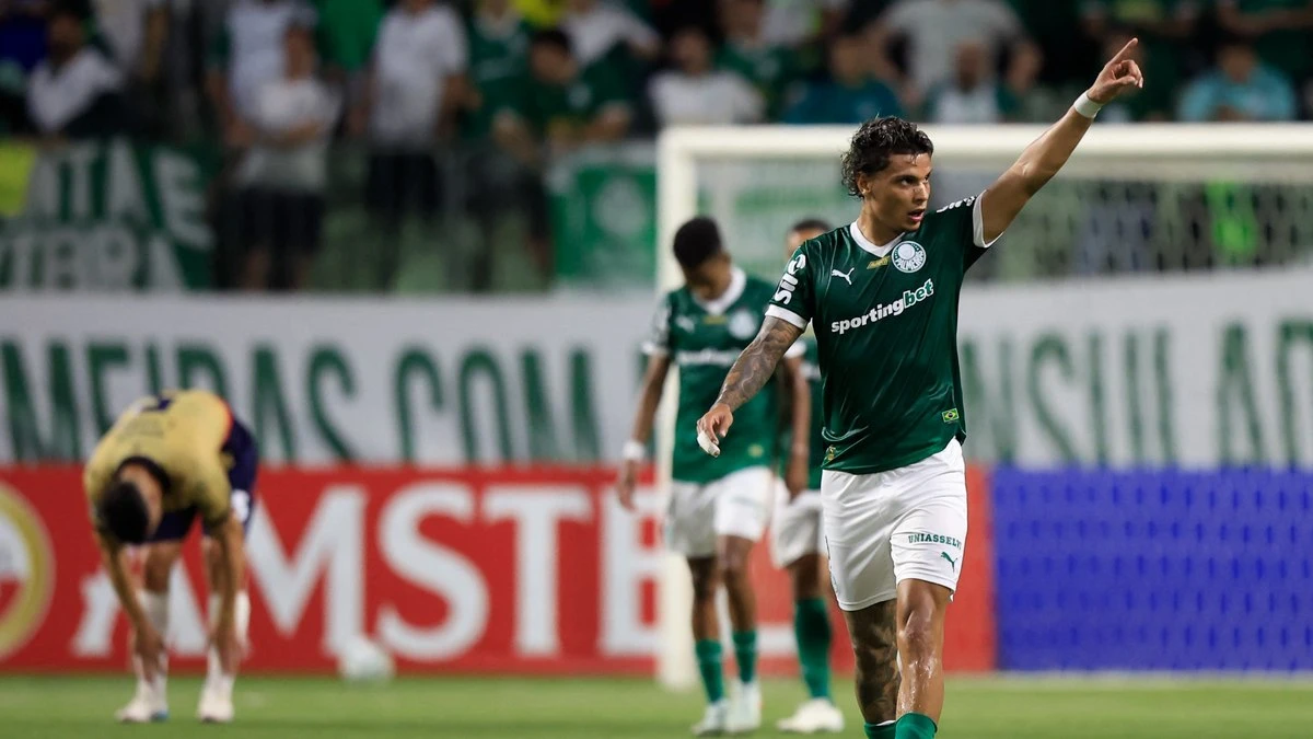 Com gol de Ríos, Palmeiras vence Cerro Porteño na Libertadores
