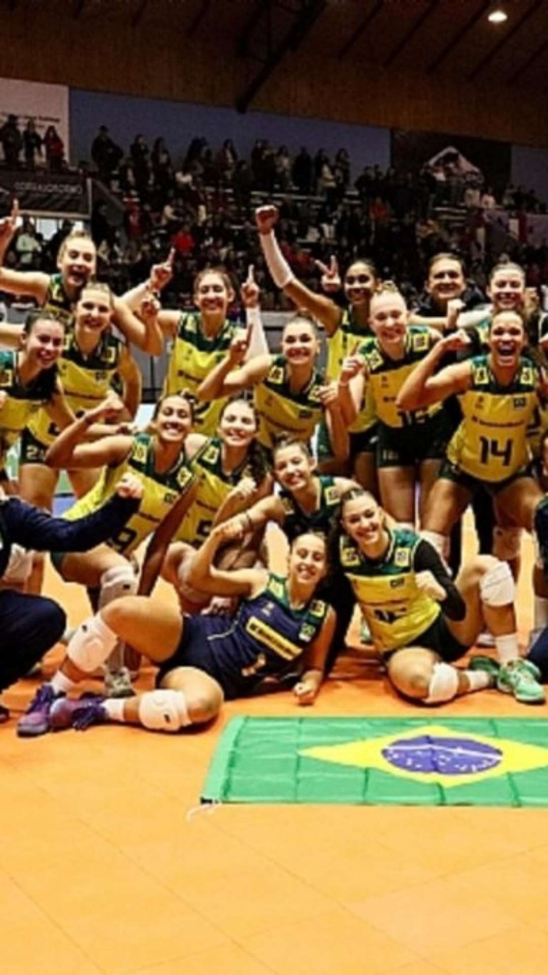 Brasil vira sobre a Argentina e é campeão sul americano sub-21 de vôlei