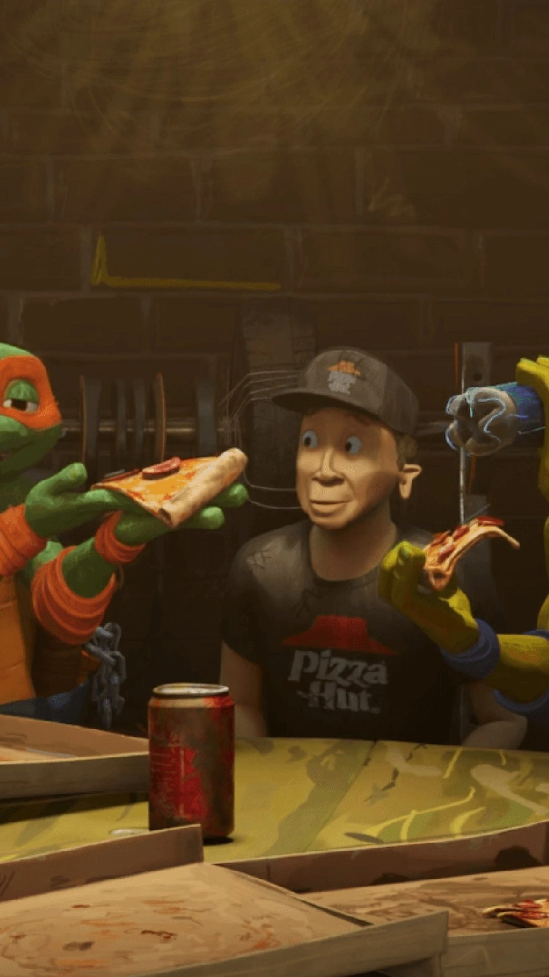 Pizza oficial do filme ‘As Tartarugas Ninja: Caos Mutante’ entra no cardápio da Pizza Hut