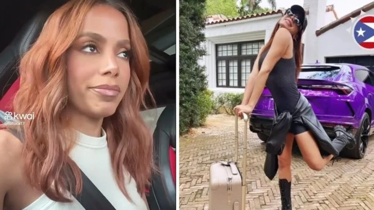 Anitta explica por que não possui carros, apesar de posar ao lado deles; entenda