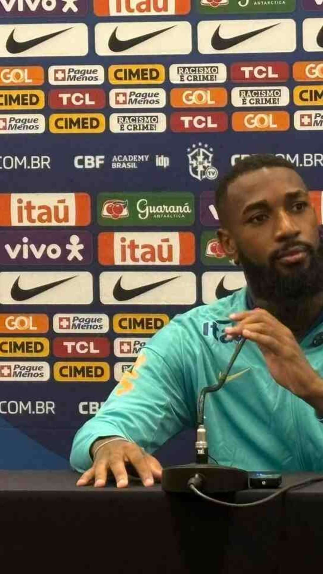 Gerson pede união entre time e torcida para o Brasil crescer nas eliminatórias