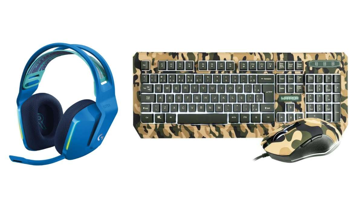 Melhore seu setup: periféricos gamer com descontos imperdíveis