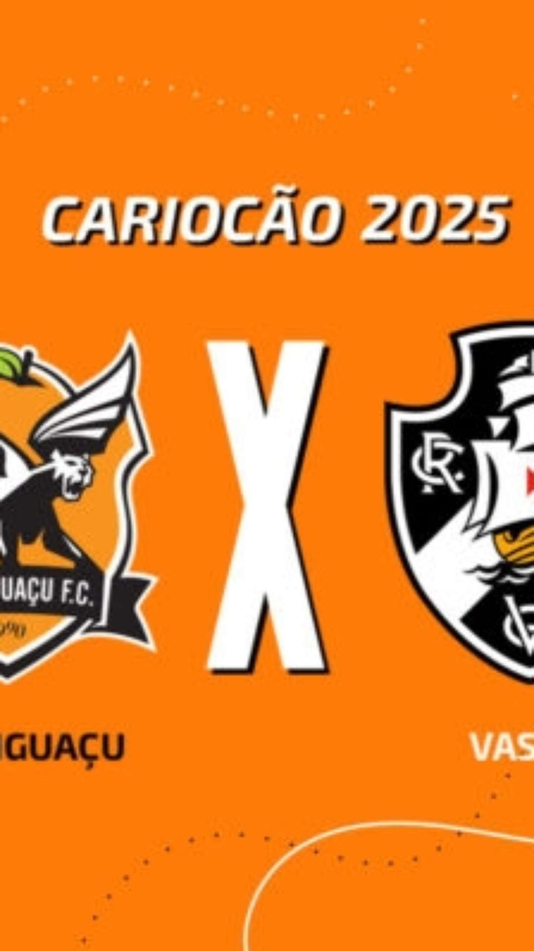 Nova Iguaçu x Vasco: acompanhe ao vivo a partida do Campeonato Carioca