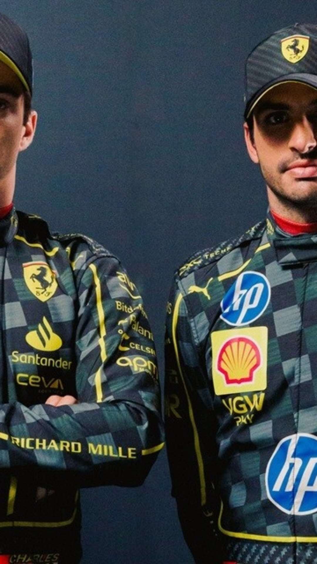 Ferrari troca o vermelho do uniforme pelo preto e amarelo no GP da Itália