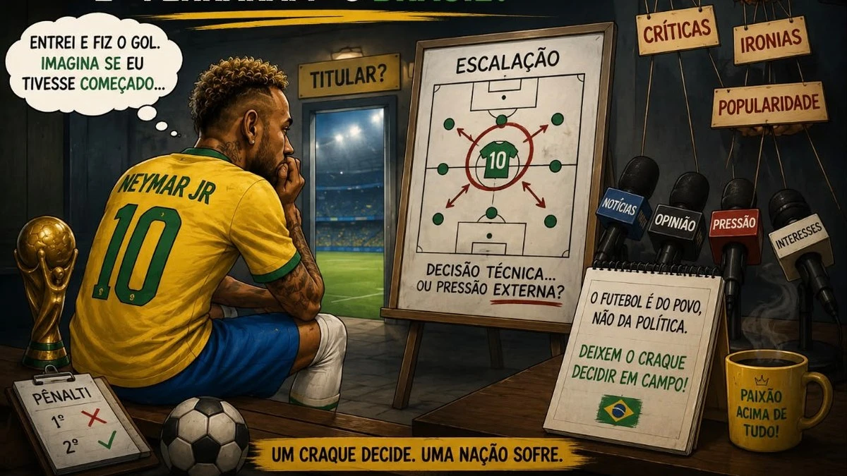 Será que boicotaram o Neymar e “ferraram” o Brasil?