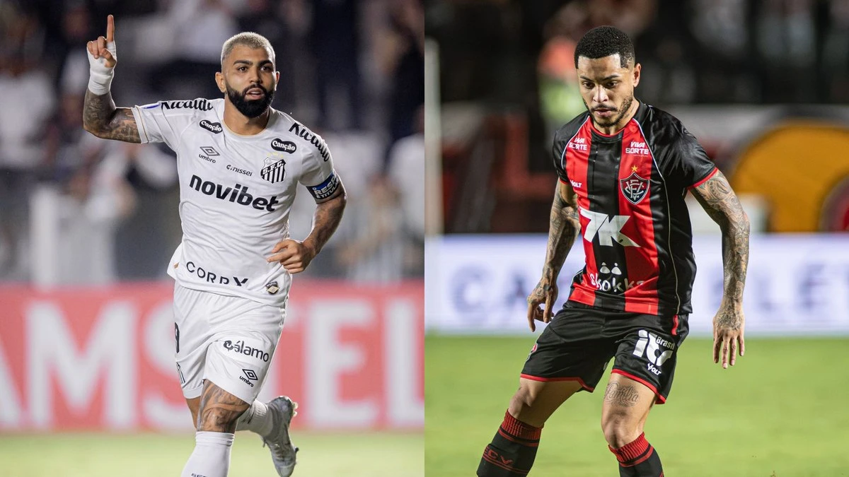 Santos tenta sair da zona de rebaixamento contra Vitória em alta