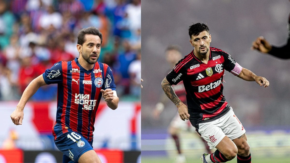 Carrascal e Pedro iniciam Bahia x Flamengo; veja escalações