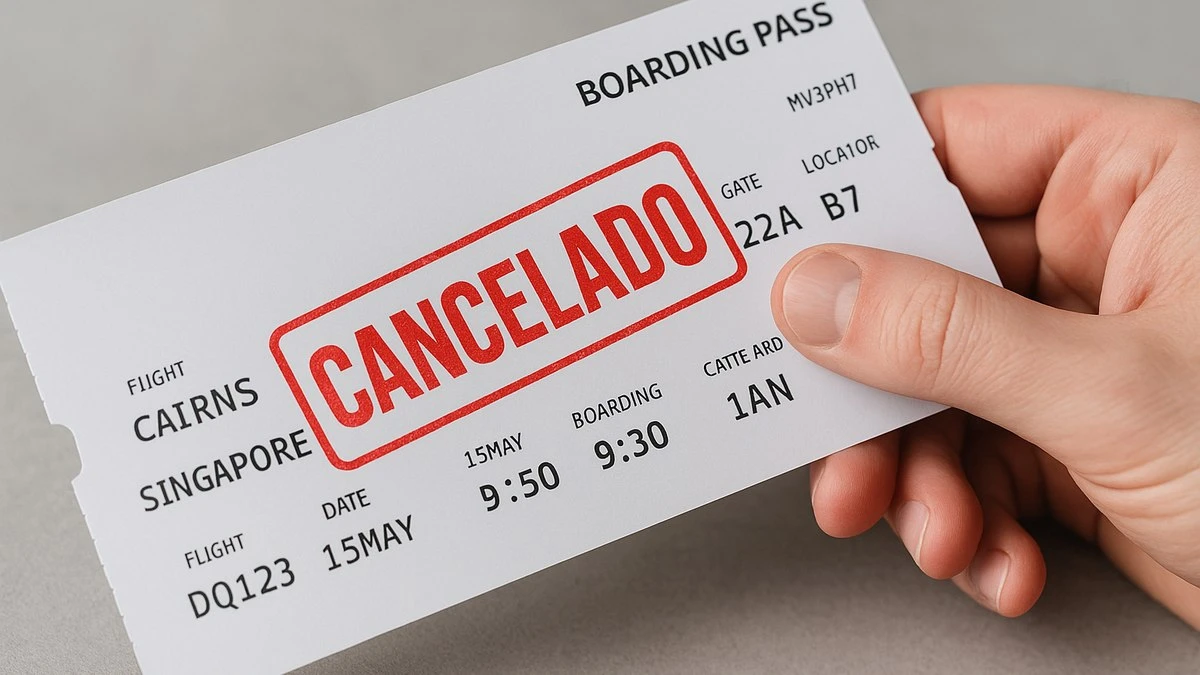 Influenciadora tem voo cancelado por seguidor após postar bilhete