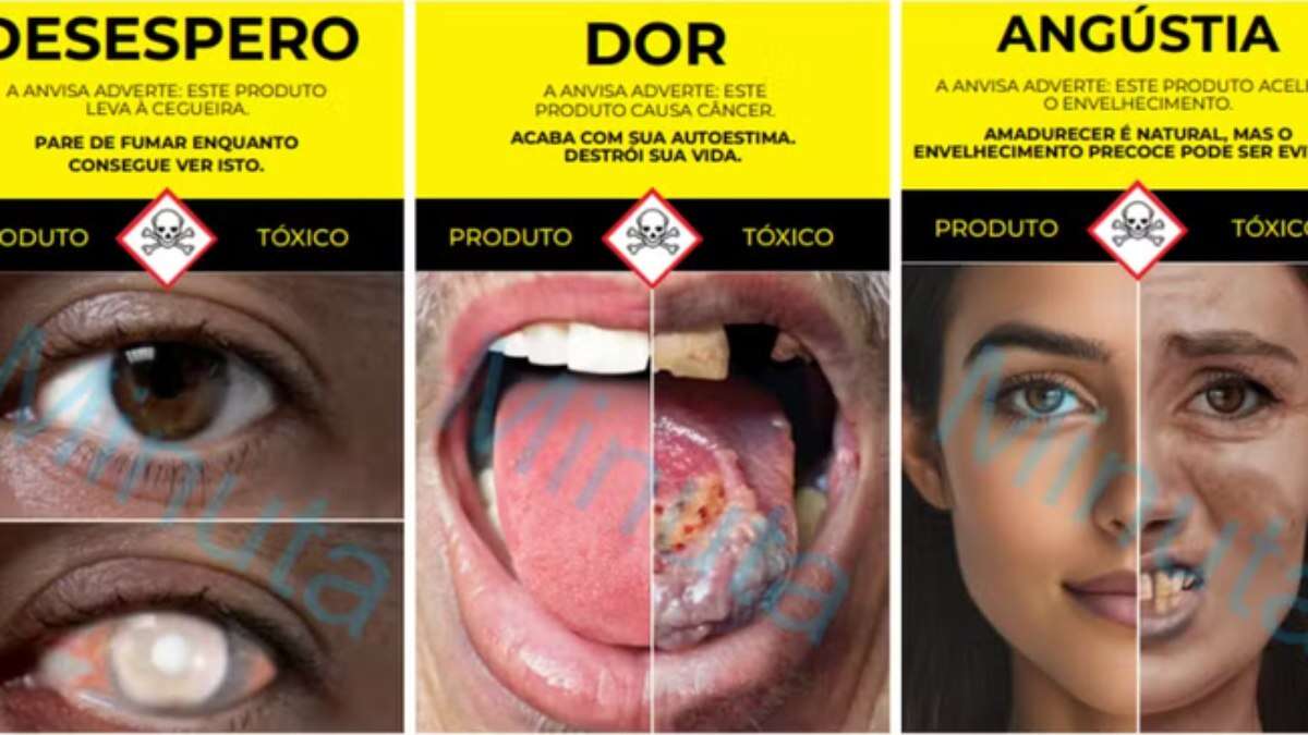 Caixas de cigarro podem ter novas imagens e mensagens de advertência, discute Anvisa; veja