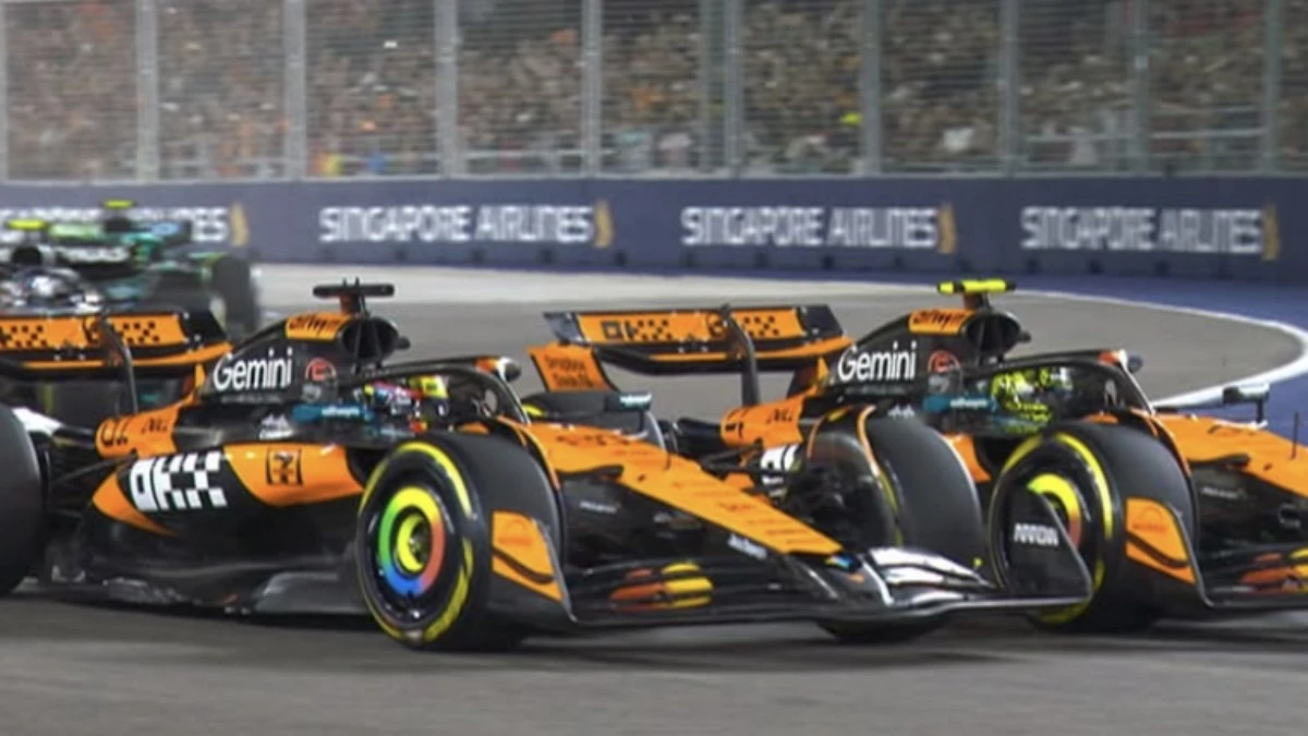 Piastri reclama em festa da McLaren: 