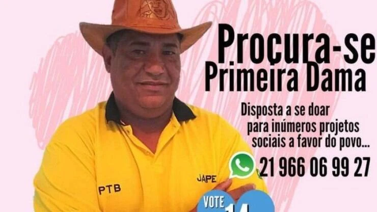 Procura-se primeira-dama! Candidato a prefeito no Rio faz anúncio inusitado