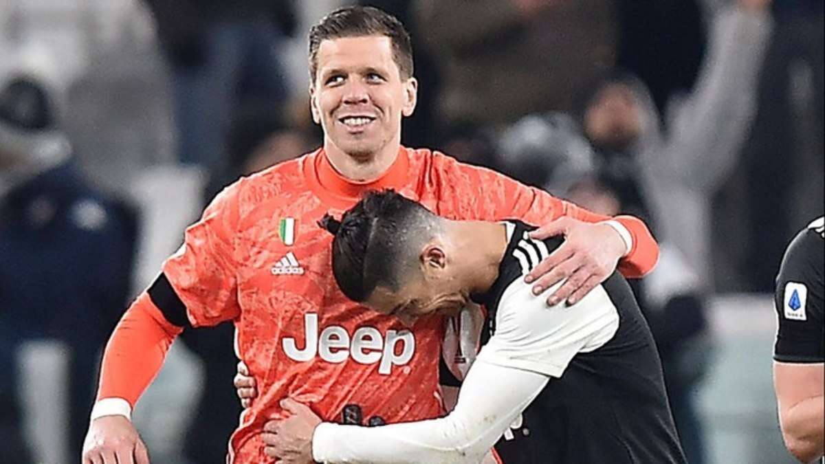 Cristiano Ronaldo brinca com Szczesny: 'Precisou se aposentar para jogar em time grande'