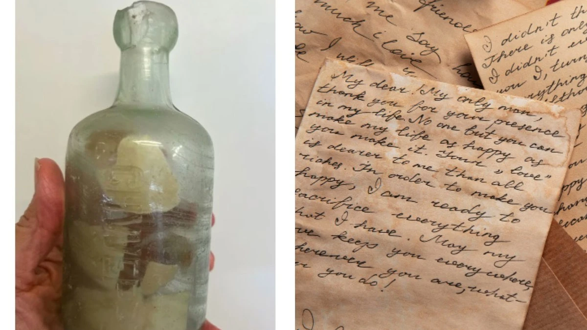 Garrafa com cartas da Primeira Guerra é achada após 108 anos