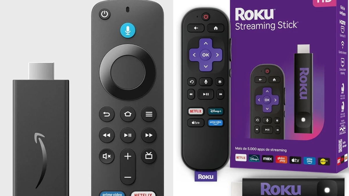 Roku ou Fire TV Stick? Veja qual vale mais a pena