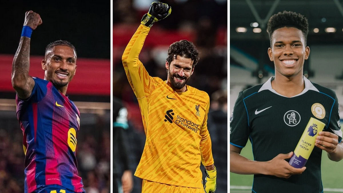 Raphinha, Estêvão e mais 4 do Brasil: como será a Bola de Ouro