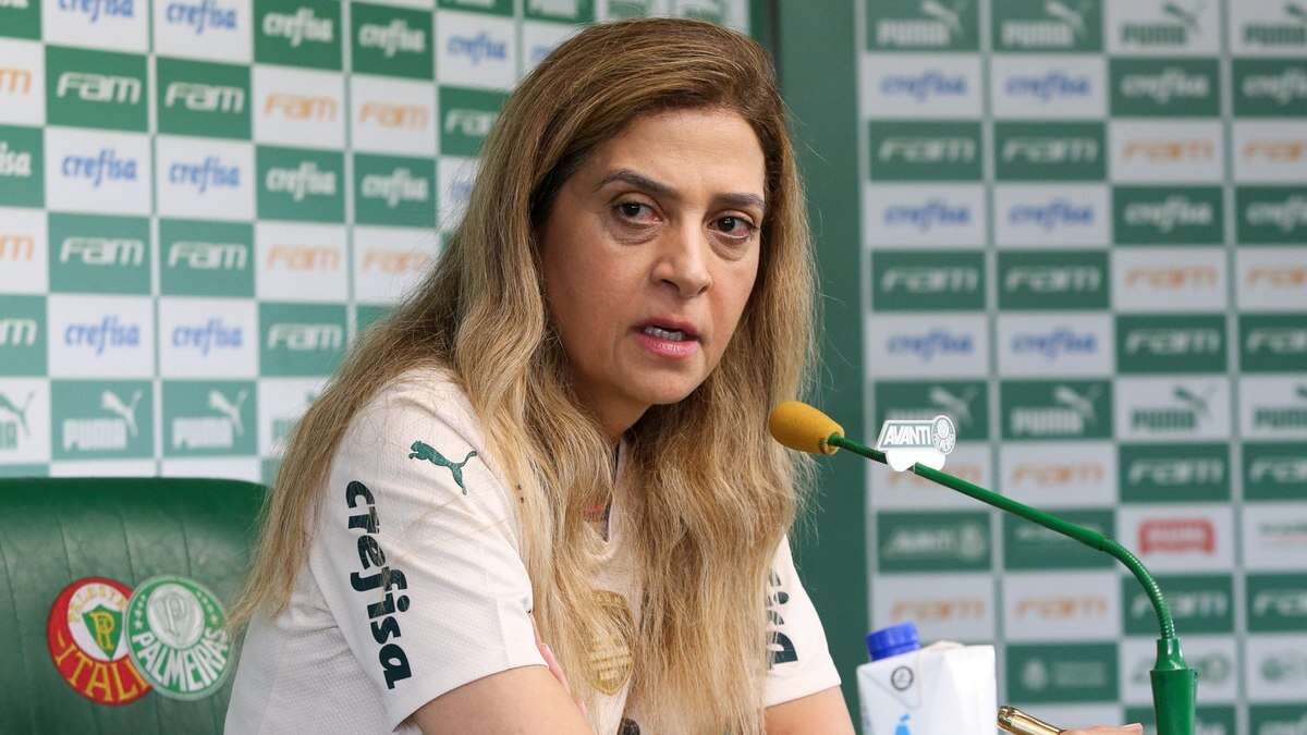 Leila Pereira descarta Gabigol e se pronuncia sobre
interesse em Gabriel Jesus