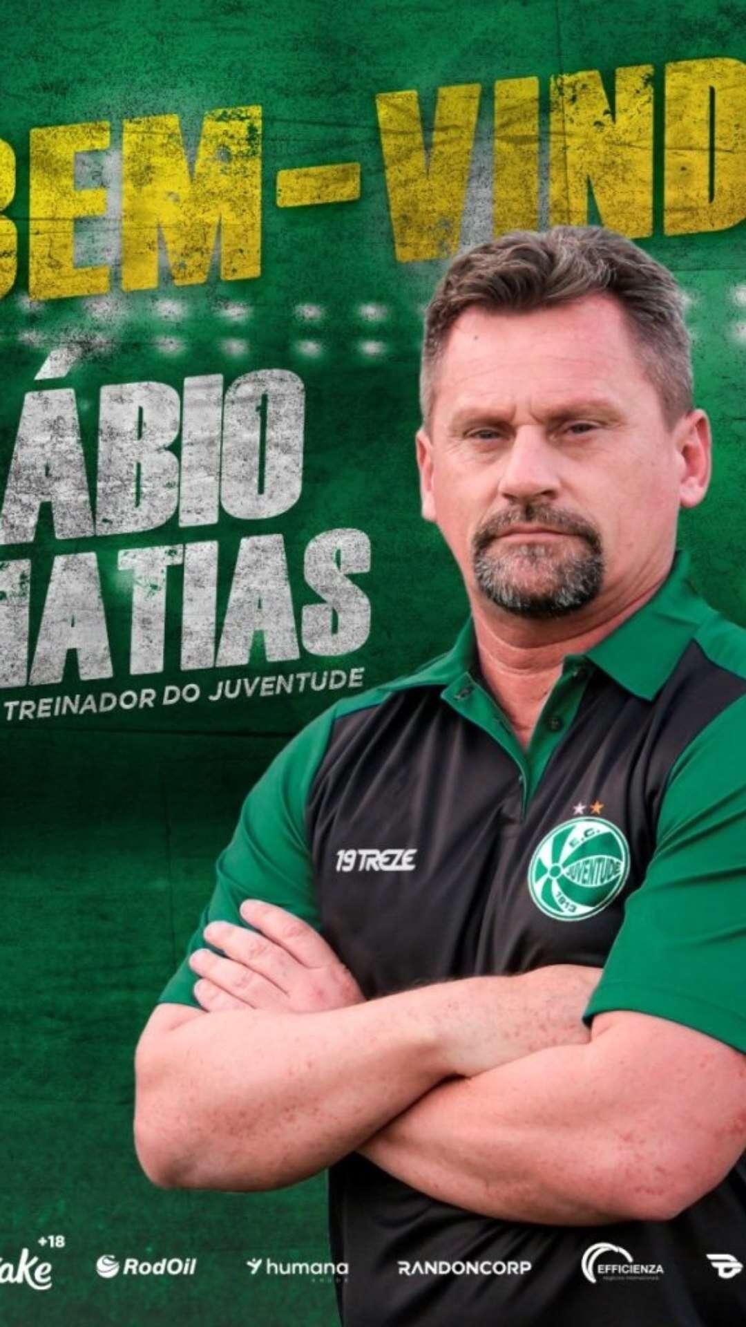 Juventude anuncia Fábio Matias como novo técnico