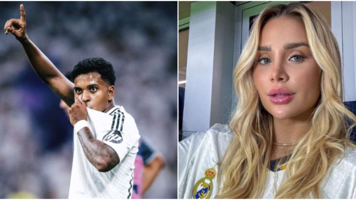 Namorada de Rodrygo posta vídeo inusitado e jogador rebate: 'Tem que fazer escondido'