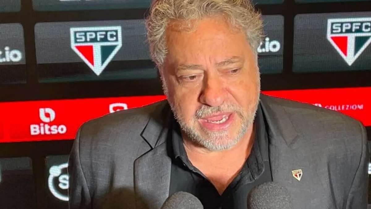 Presidente do São Paulo sobre Fluminense: 'Teve time que subiu passando por cima da regra'