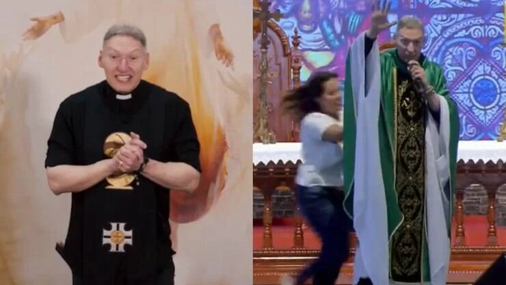 Em livro, Padre Marcelo Rossi fala do empurrão que levou em missa