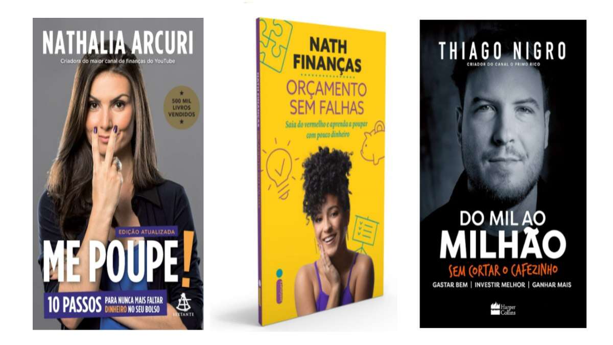 5 livros de finanças para melhorar sua vida financeira