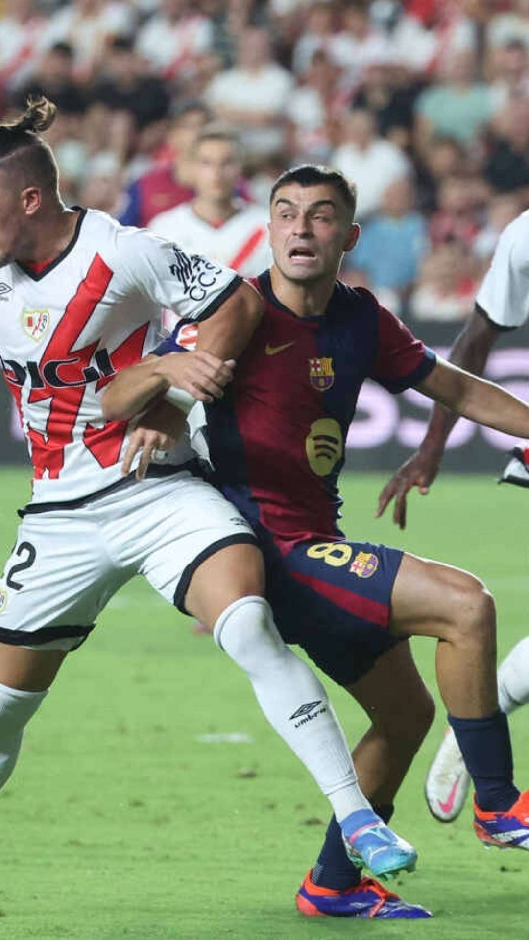 Barcelona vence Rayo Vallecano com gol do estreante Dani Olmo