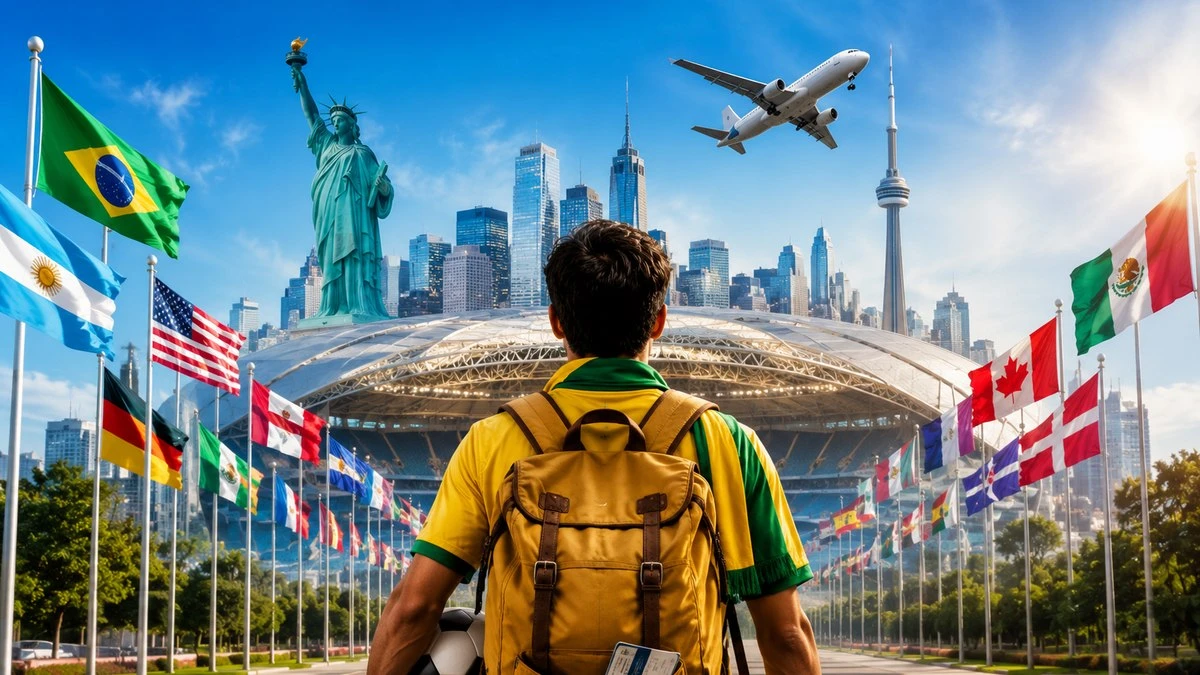As 10 seleções da Copa 2026 que mais atraem turistas brasileiros