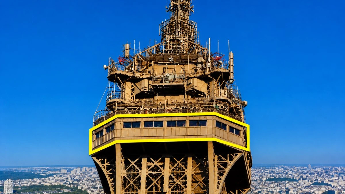 Existe um quarto secreto no topo da Torre Eiffel