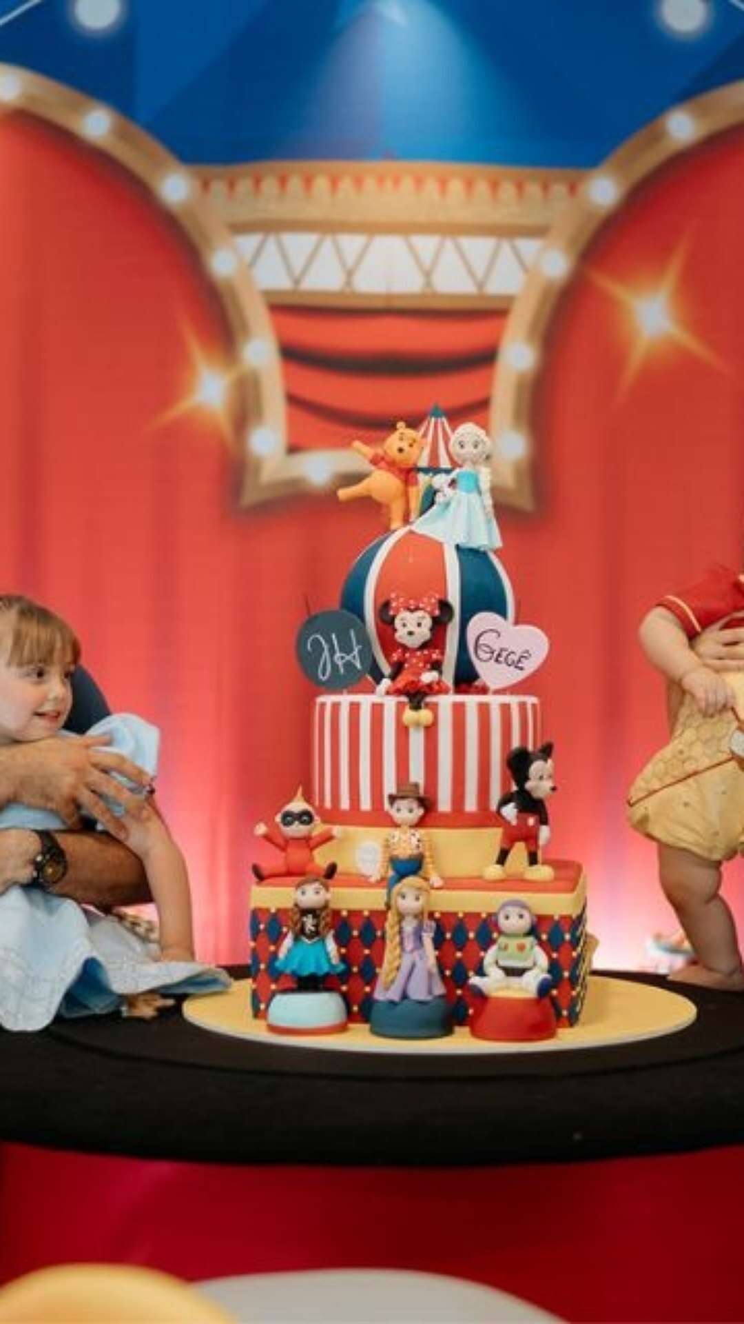 Circo da Disney: Geórgia e Jair Henrique Bolsonaro ganham festa temática em Brasília