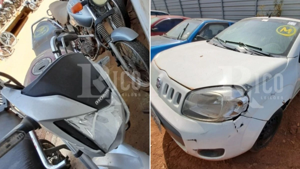 Leilão do Detran-SP tem moto Honda por R$ 400 e carro por R$ 800