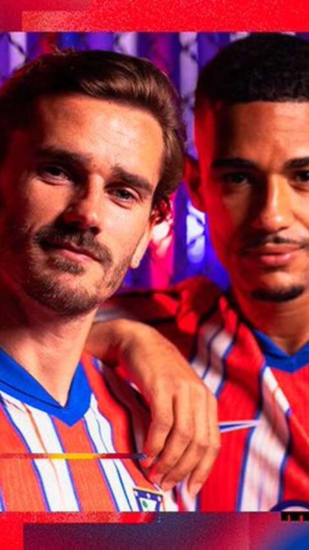 Atlético de Madrid apresenta novo uniforme, por engano