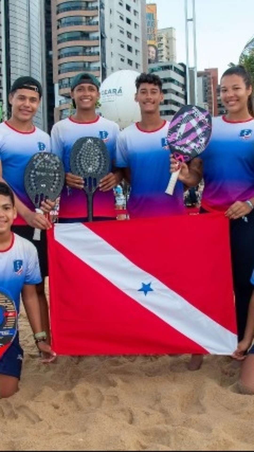 Seleção Paraense de Beach Tennis realiza últimos treinos e se prepara para a histórica Copa das Federações em Fortaleza (CE)