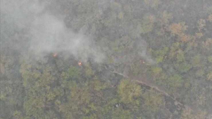 Helicóptero da Força Nacional cai no Pantanal de Mato Grosso