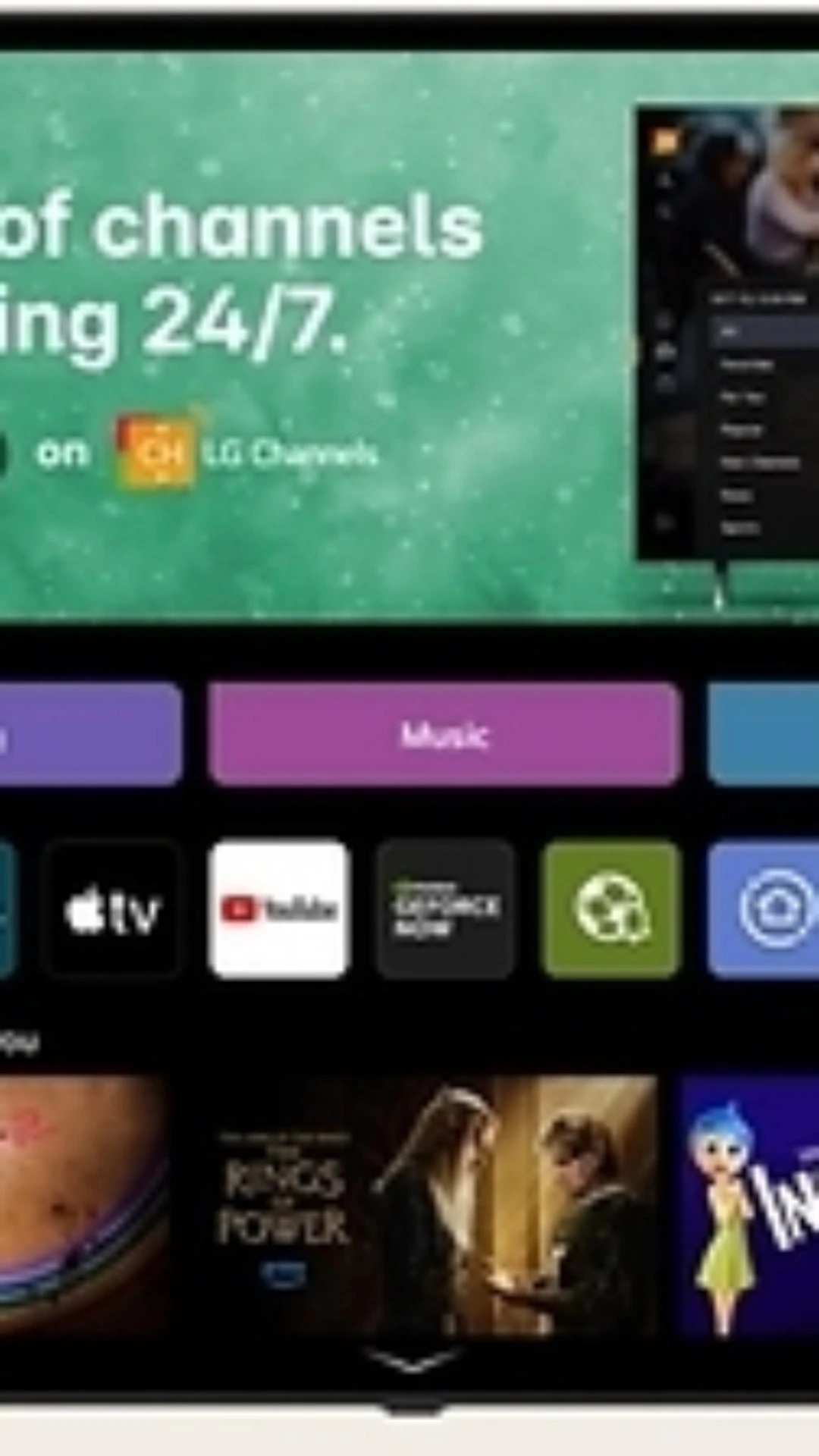 LG Channels amplia oferta e ultrapassa marca de 650 canais gratuitos