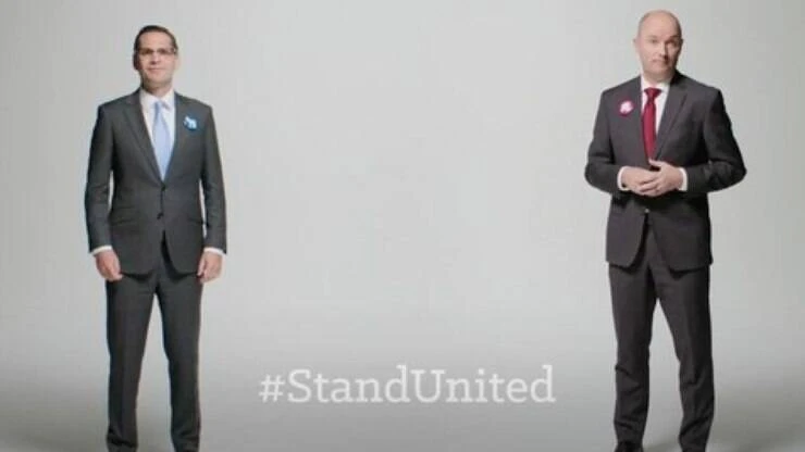 Nos Estados Unidos, candidatos rivais gravam vídeo juntos pedindo respeito