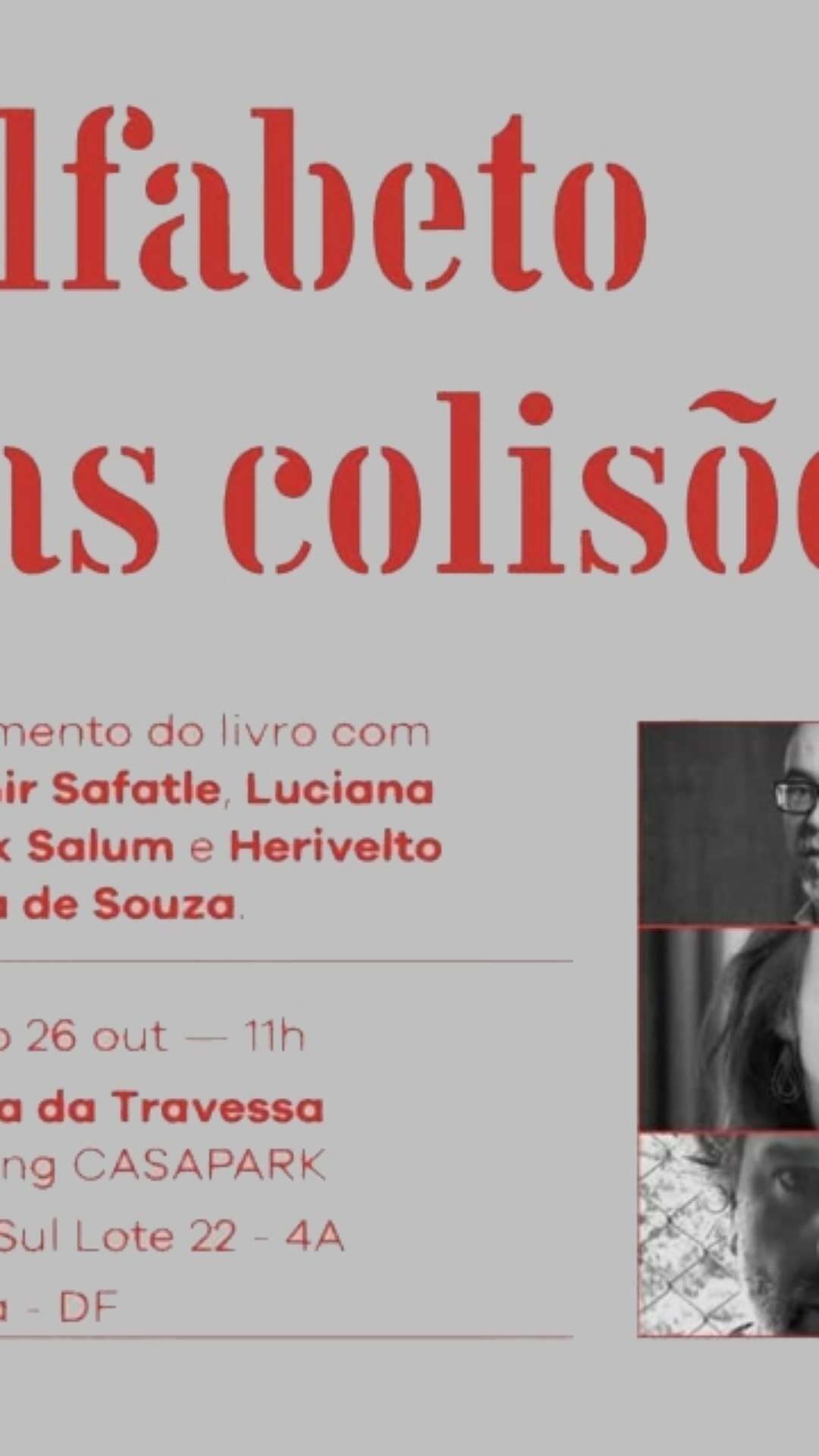 Renomado filósofo Wladimir Safatle lança livro em Brasília